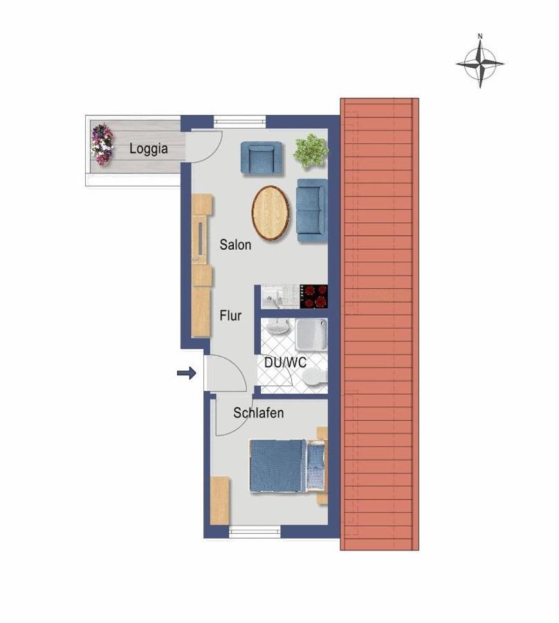 Apartment Der Suedschwede ... Dein Gaestehaus Mitten In Und Nah Zum